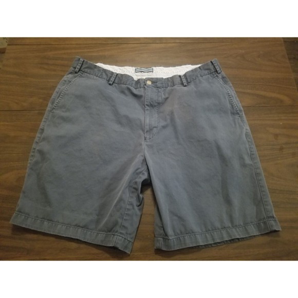 Peter Millar Other - Peter Millar Shorts Crown Chino Men's Size 40 Slate Blue Flat Front 9" Inseam